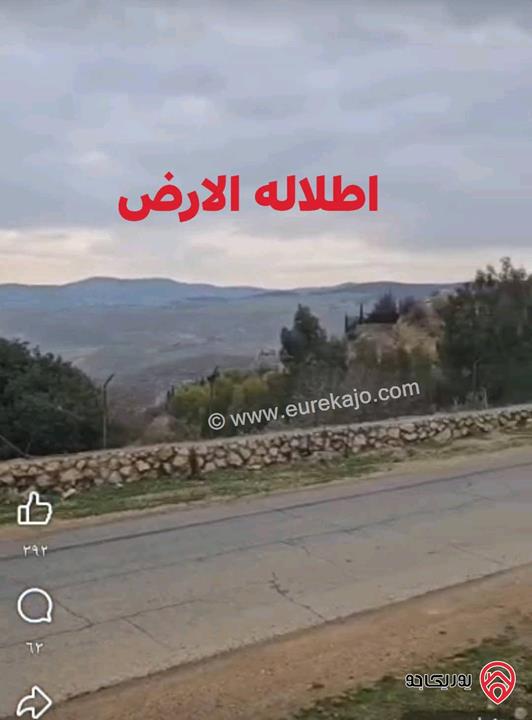 أرض مساحة 1800م للبيع في البلقاء - السلط - جلعد