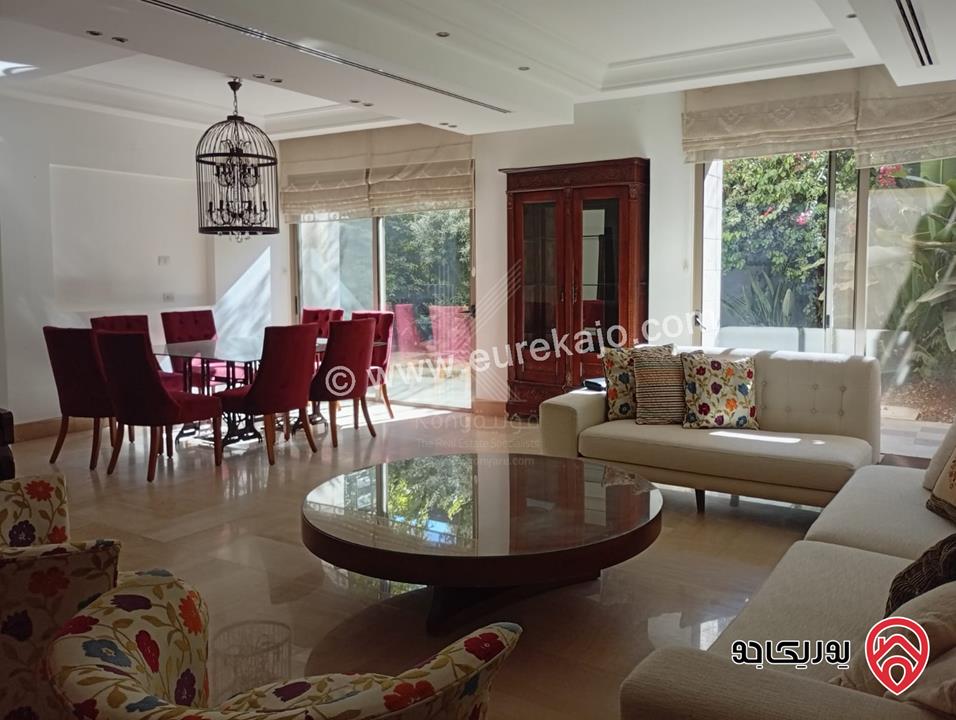 شقة مفروشة مميزة مساحة 250م داخلي و 180م خارجي للبيع في عمان - عبدون