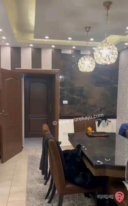 شقة أرضية مساحة 113م داخلي وخارجي 90م للبيع مفروشة في عمان - ضاحية الأمير راشد من المالك مباشرة