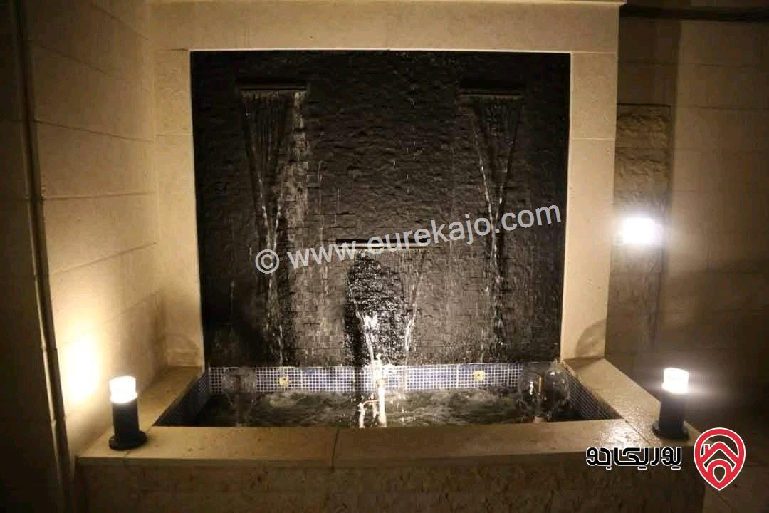 شقة سوبر ديلوكس طابق شبه ارضي مساحة 200م داخلي و 250م خارجي للايجار في عمان - ضاحية النخيل