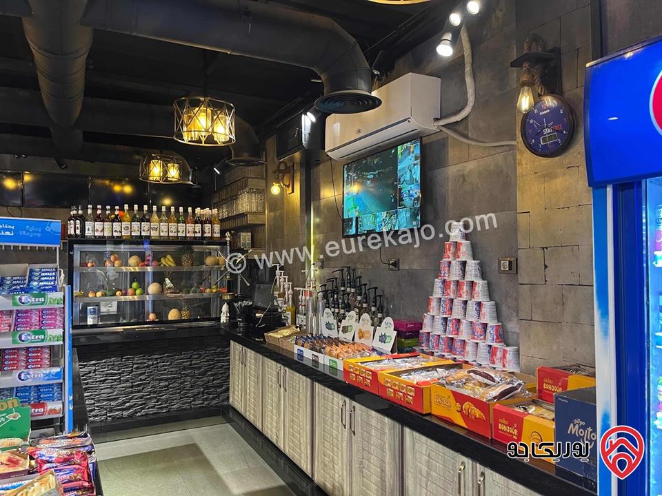 قهوة حديثة جاهزة مساحة 70م للبيع في عمان - الرابية