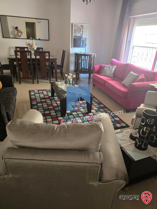 شقة مفروشة فاخرة للبيع في عمان - خلدا قرب تقاطع السكر طابق ثالث 150م تشطيب سوبر ديلوكس بسعر مغري