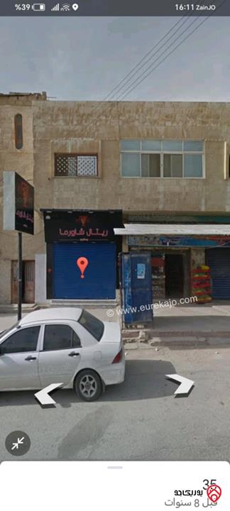 قطعة ارض تجارية مساحة 865م للبيع في مادبا خلف كنيسة الريل