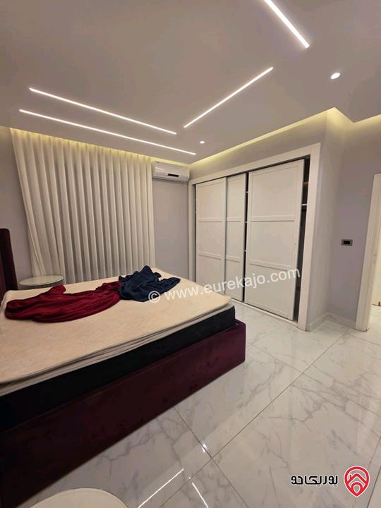 شقة أرضية مساحة 100م للإيجار مفروشة في عمان - أم السماق