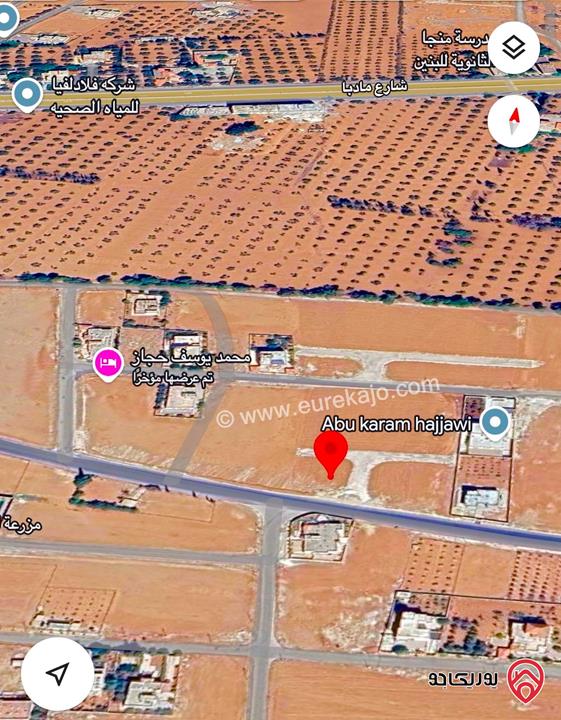 قطعة ارض مساحة 706م للبيع في عمان - منجا حوض جيعة العليق 