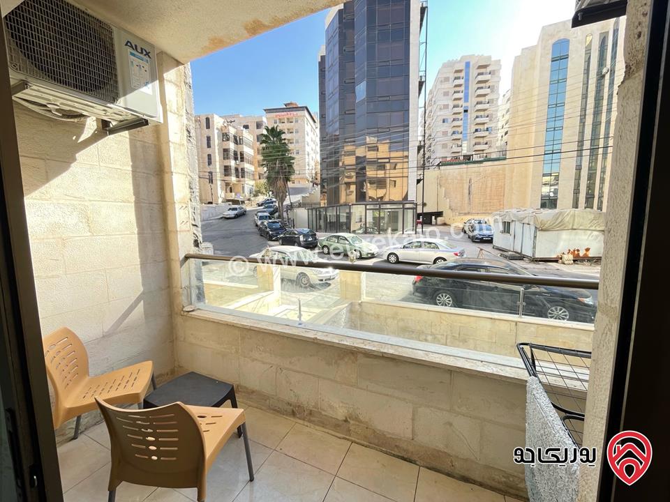 شقة مفروشة مساحة 90م طابق أرضي للإيجار في عمان - تلاع العلي شارع الملكة رانيا
