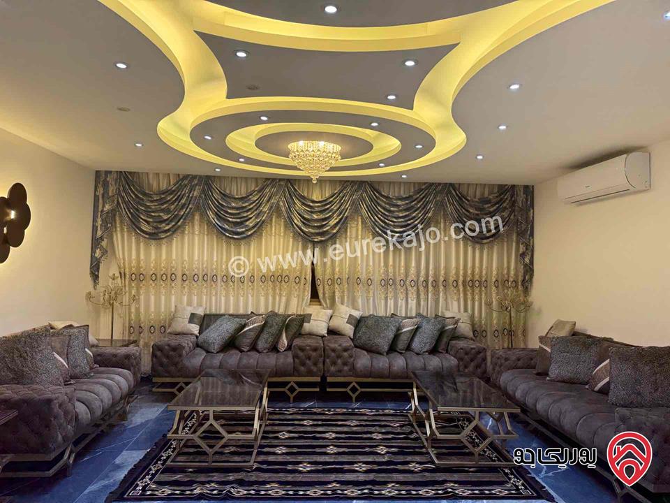 شقة مفروشة سوبر ديلوكس مساحة 175م طابق ثالث للايجار في عمان - مرج الحمام 