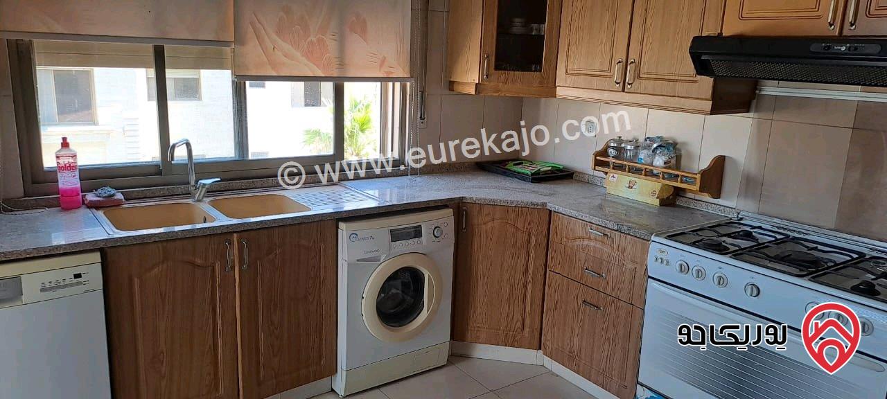 شقة مفروشة مساحة 170م طابق ثالث للايجار في عمان - تلاع العلي 