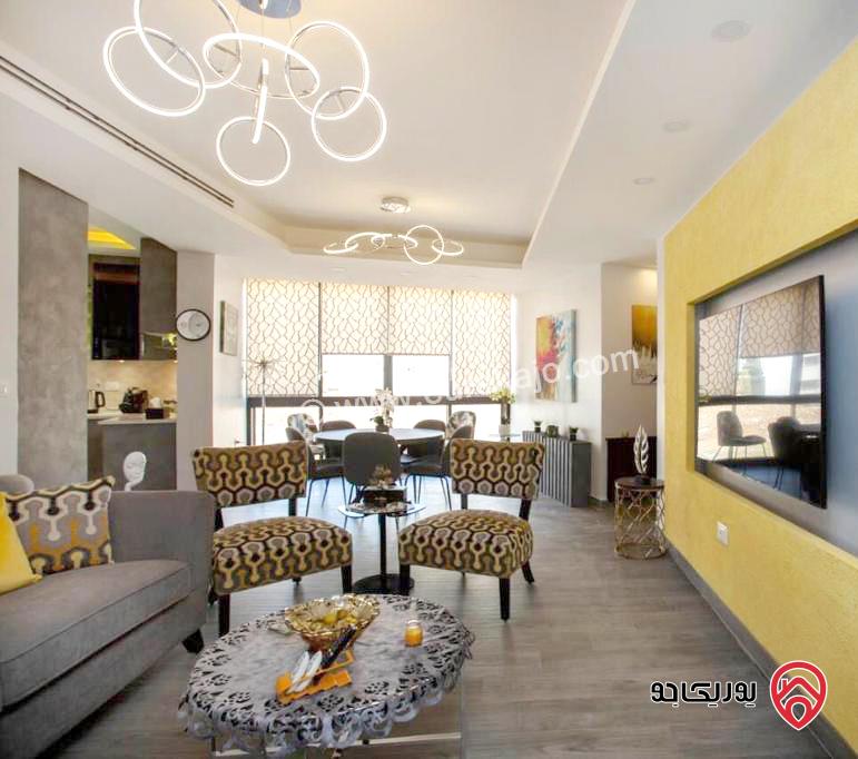 شقة مفروشة طابق أول مساحة 120م للإيجار في عمان - دير غبار