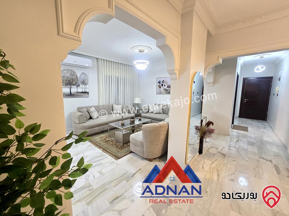 شقة مفروشة فرش جديد مساحة 150م طابق أول للإيجار في عمان - الصويفية