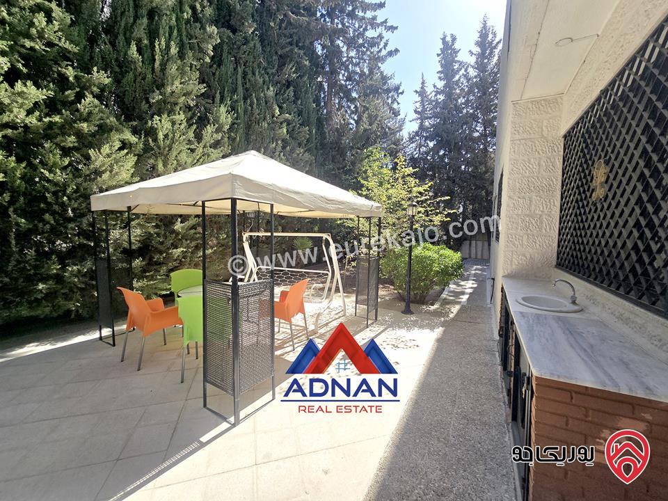 فيلا مستقلة مساحة 650م على أرض 850م مفروشة للايجار في عمان - خلدا