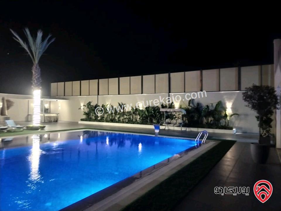 شاليه خيالي مساحة البناء 200م على أرض 1 دونم للبيع في البحر الميت - الرامة