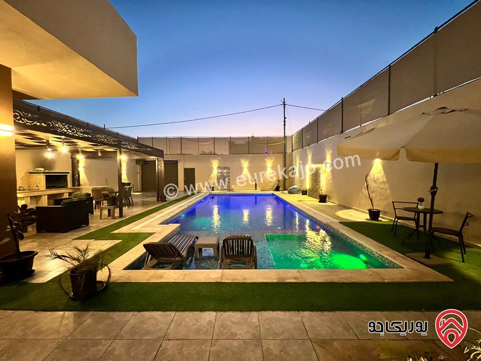 شاليه بناء حديث vip على أرض 344م للبيع في الغور - الجوفة منطقة الشاليهات