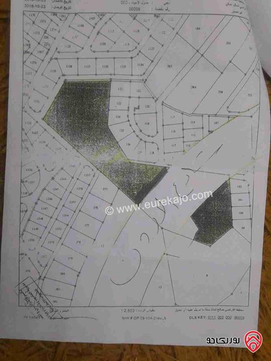 قطعة ارض مساحة 467م للبيع في عمان - ابو نصير شارع الأردن