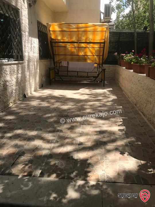 شقة ارضية مساحة 177م مع حديقة 120م للبيع في عمان - خلدا 