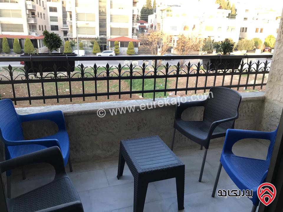 شقة مفروشة مساحة 133م طابق ثاني للايجار في عمان - ام السماق ، موقع مميز خلف مكة مول