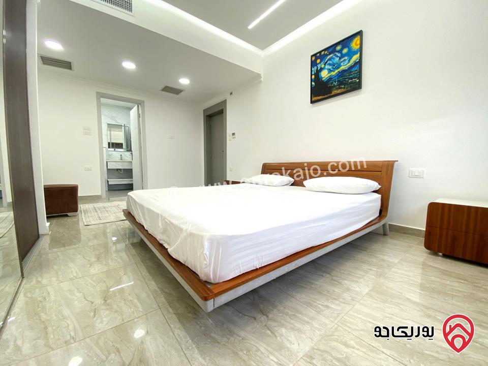 شقة مساحة 130 متر طابق ثاني للايجار مفروشة فرش جديد في عمان - عبدون