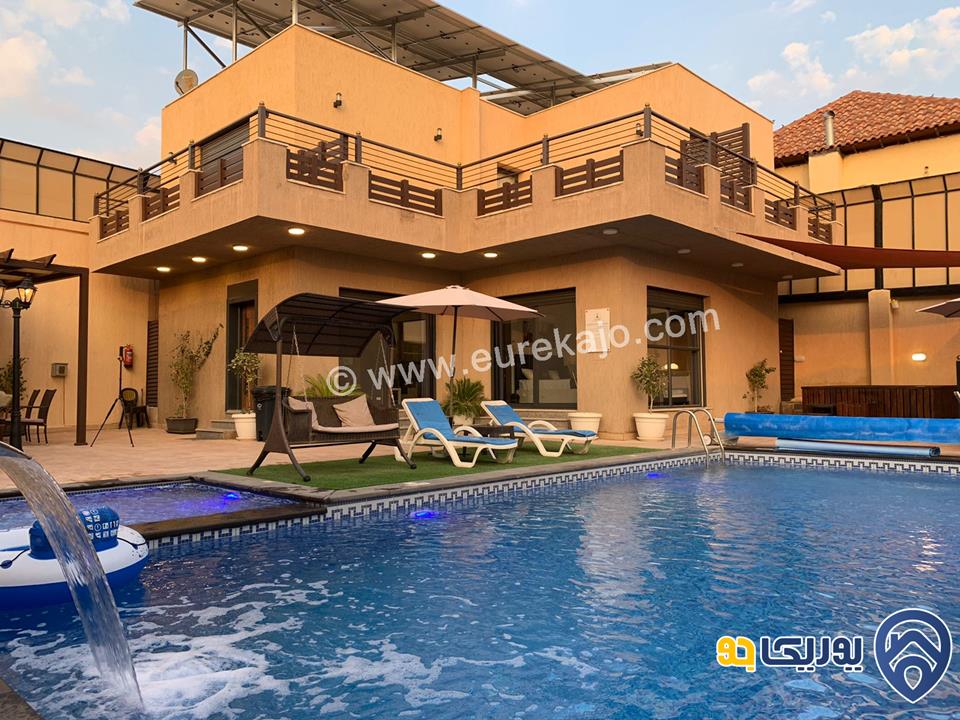 رابط الفيديو - يوفر لكم Hala Chalet - Dead sea اقامة فاخرة للايجار اليومي والمبيت والفترات القصيرة في البحر الميت - جوفة الكفرين 