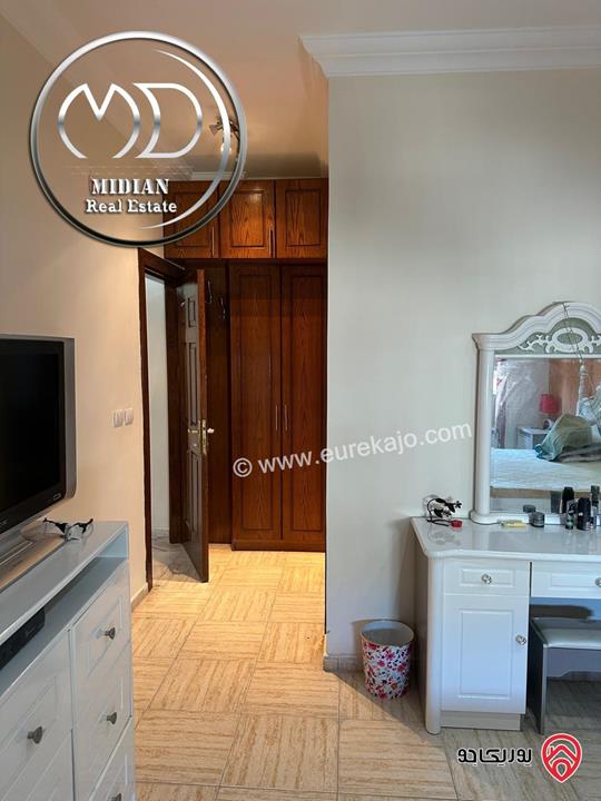 شقة مفروشة للايجار في عمان - ام السماق مساحة 210م طابق ثاني تشطيبات وفرش فاخر اطلالة جميلة بسعر مميز