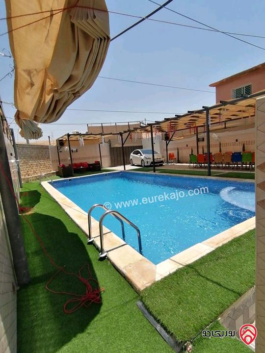 شاليه مساحة البناء 100م على أرض 288م للبيع المستعجل في البحر الميت - الكرامة