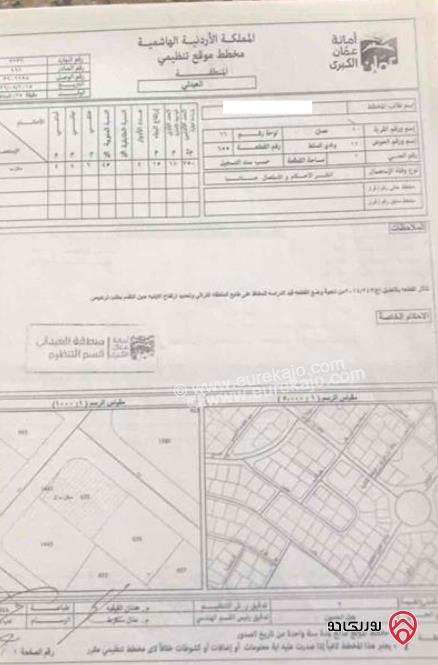 قطعة أرض مساحة 678م للبيع في عمان - جبل الحسين قريبة من دوار فراس وقريبة من مشروع العبدلي تصلح لشقق سكنية، عيادات طبية او استوديو 
