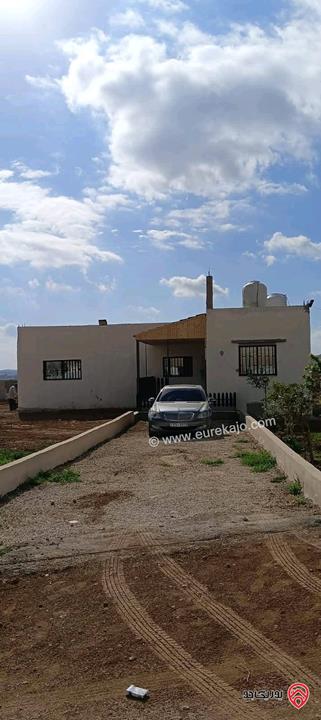 مزرعة مساحة الأرض 3 دونم و 400م مع منزل مستقل 120م للبيع في المفرق