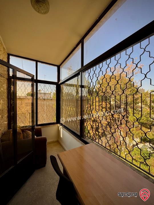 شقة مفروشة طابق ثالث مساحة 110م للايجار في عمان - اللويبدة جديد لم تسكن 