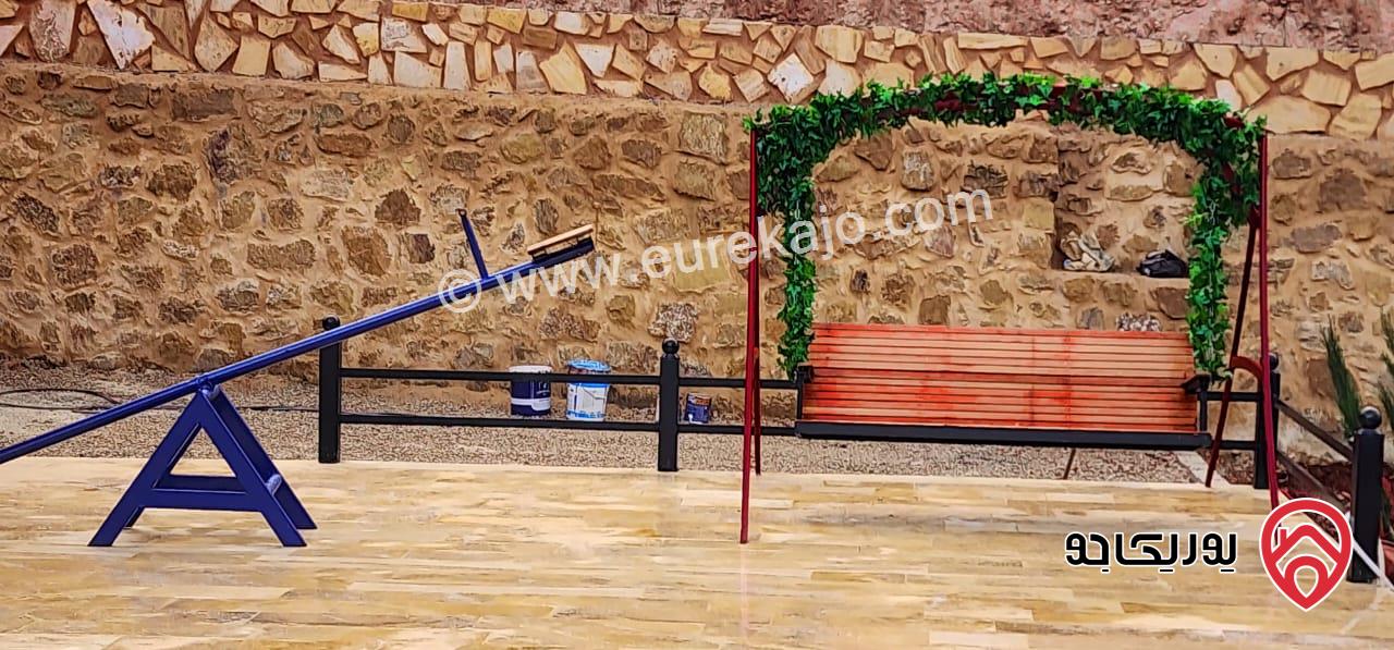 مزرعة مساحة الأرض 3620م والبناء 150م للبيع في السلط - الصبيحي