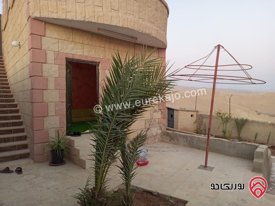 مزرعة مساحة البناء 75م على أرض 391م للبيع في البحر الميت بمنطقة الكرامة بسعر مناسب