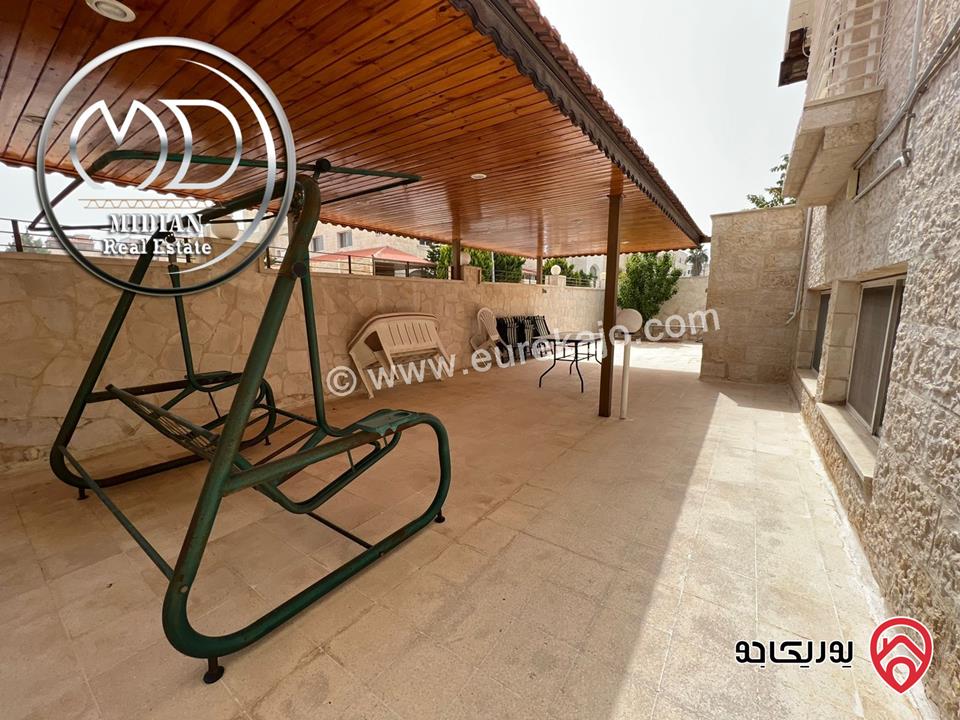 شقة دوبلكس ارضية طابقية فاخرة للبيع في عمان - خلدا مساحة 500م مع ترسات وحدائق 400م مع مسبح داخلي تصلح تجاري