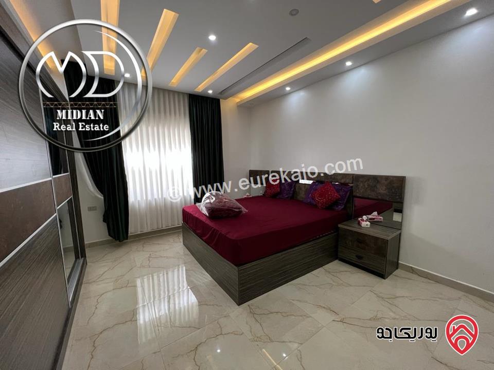 شقة مفروشة للايجار في عمان - الشميساني مساحة 200م طابق اول تشطيبات و ديكورات فندقية فاخرة اطلالة جميلة