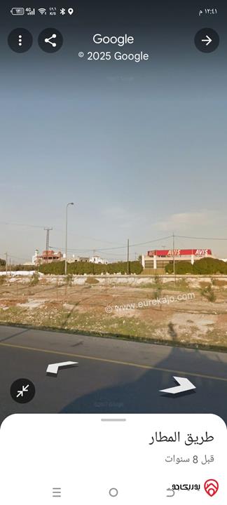 أرض سكنية مميزة مساحة 500م للبيع في عمان – طريق المطار / القسطل (ظهر حجرة الفرس)