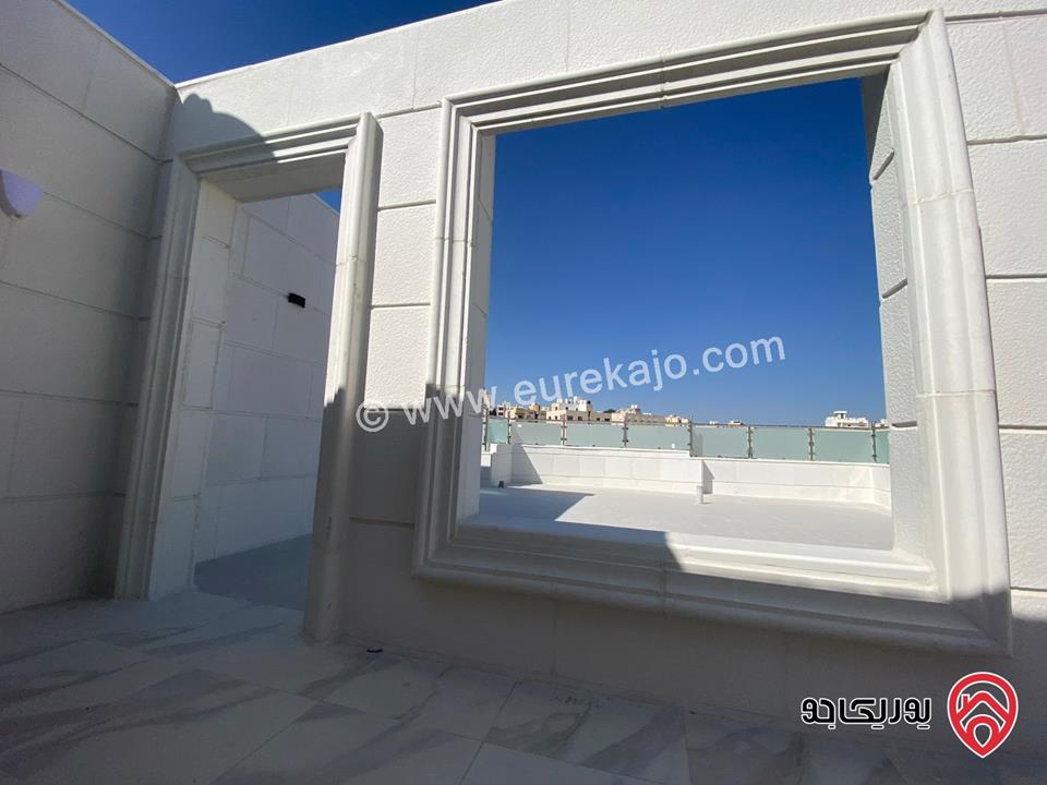 شقة مميزة طابق ثالث مع روف دوبلكس مساحة 198م مع ترس واسع 60م بمدخل مستقل للبيع في عمان - شفا بدران/ ابو نصير، دوار البحرية