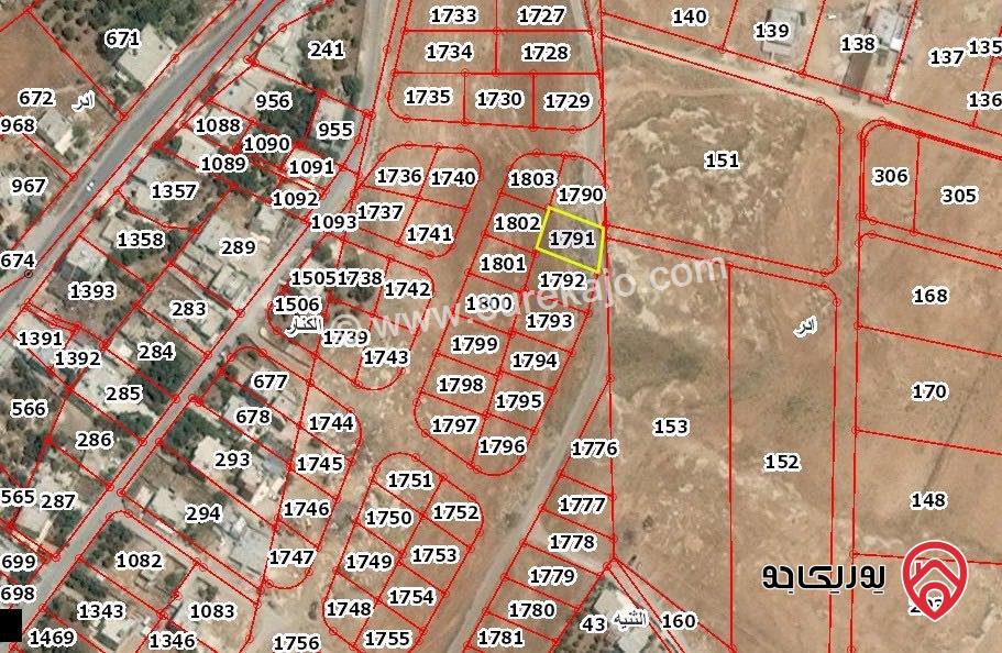 اربع قطع اراضي للبيع في الكرك منطقة الراشدية اكبر قطعة مساحتها 680متر واصغر قطعة 513متر (القرية الكنار) (الحوض خورى ابو حمور) تبعد عن المستشفى العسكري 4.5 كم و عن بلدية ادر 1 كم سعر المتر من 10 ل 15 د
