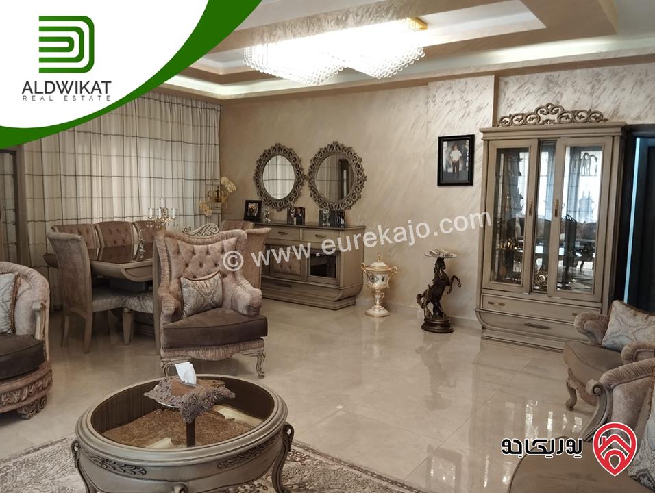 شقة طابق ارضي مساحة البناء 195م ومساحة الحديقة 300م للبيع في عمان - مرج الحمام