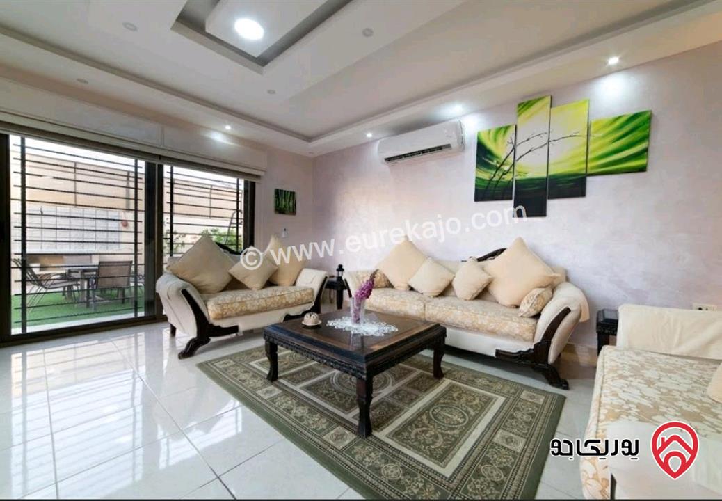 شـاليه مـفروش مساحة الأرض 550م والبناء 150م للبيع في البحر الميت منطقة الشونة الجنوبية الجوفة