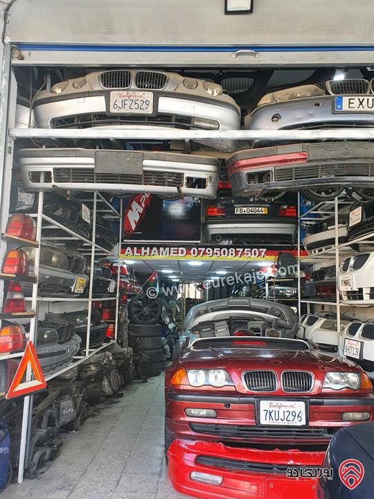 محل قطع غيار سيارات مساحة 60م للبيع في الزرقاء - شارع المصفاة