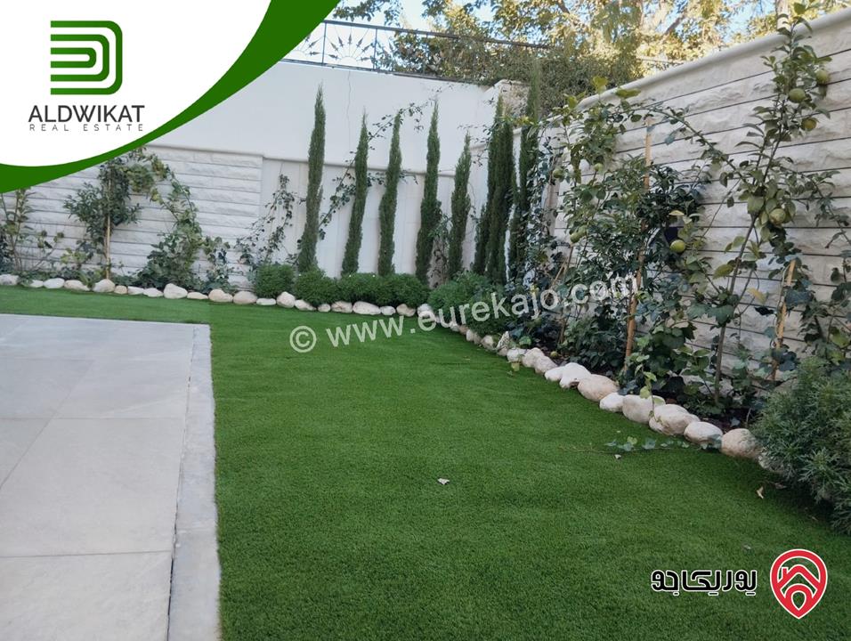 شقة طابق ارضي مساحة البناء 200م ومساحة الحديقة 150م للبيع في عمان - دابوق