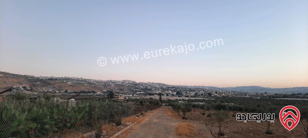 ارض مساحة 10 دونم للبيع من أراضي شمال عمان - موبص بسعر مناسب 