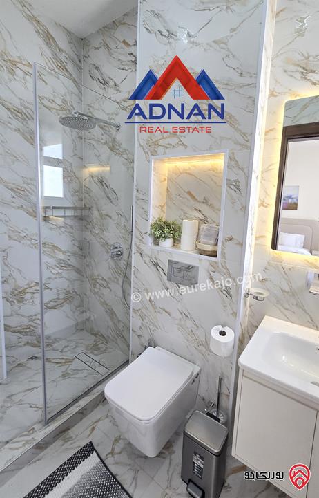 شقة مفروشة طابق ثالث مساحة 85م جديدة لم تسكن للإيجار السنوي في عمان - الصويفية