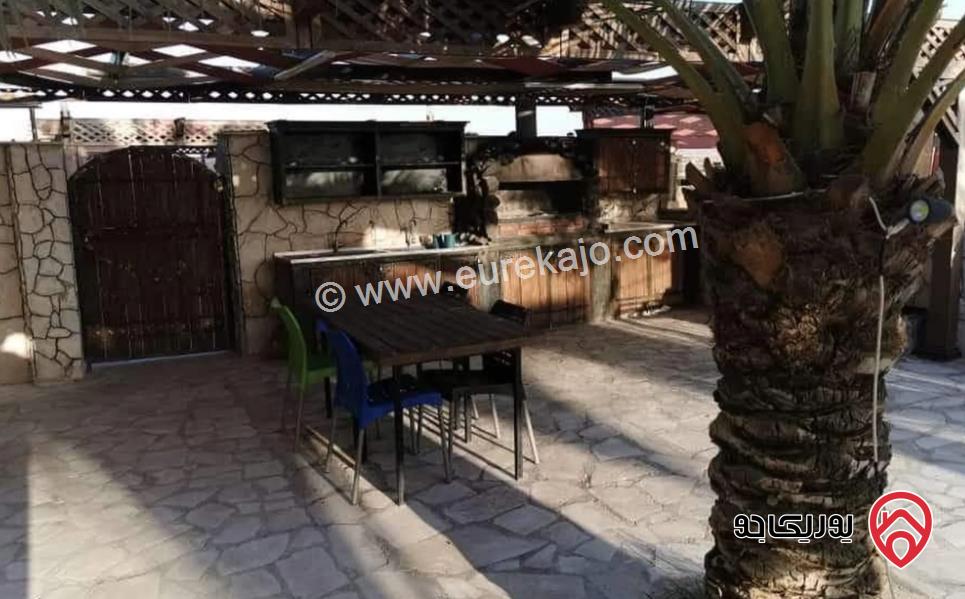 مزرعة مساحة الأرض 7000م والبناء 130م للبيع في المفرق - بلعما