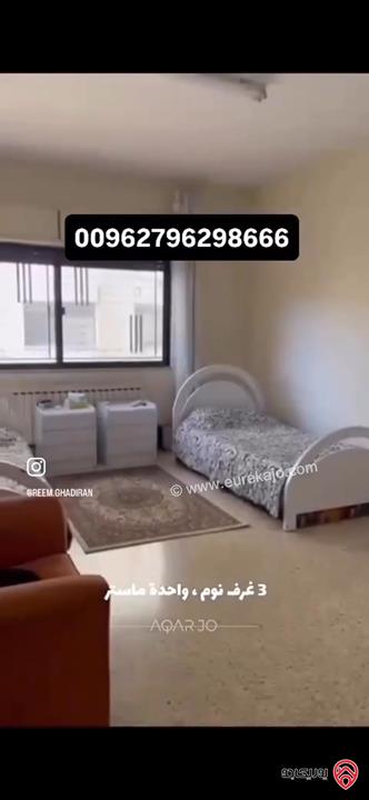 شقة شبه أرضي مساحة 207م داخلي و 220م خارجي للبيع في عمان - ضاحية الرشيد
