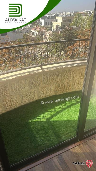 شقة مفروشة للايجار في عمان - ضاحية الامير راشد طابق ثاني مساحة البناء 210م منطقة هادئة بالقرب من الخدمات