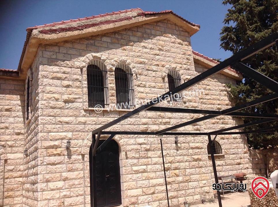 مزرعة مساحة الأرض 10 دونم والبناء 600م للبيع في السلط - أم جوزة