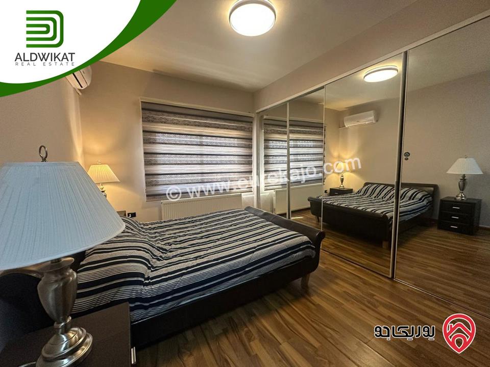 شقة مفروشة للايجار في عمان - ضاحية الامير راشد طابق ثاني مساحة البناء 210م منطقة هادئة بالقرب من الخدمات