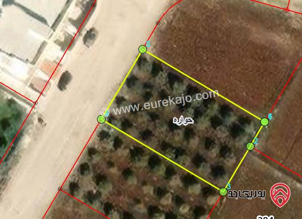 ارض 700م للبيع في اربد - من اراضي حوارة ضمن حوض الجور الغربي 