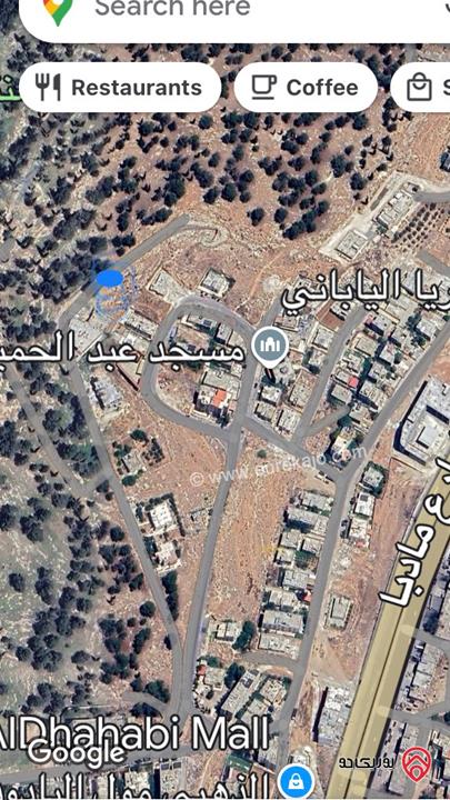 قطعة ارض صخرية مرتفعة مساحة 506م للبيع في عمان - اليادودة