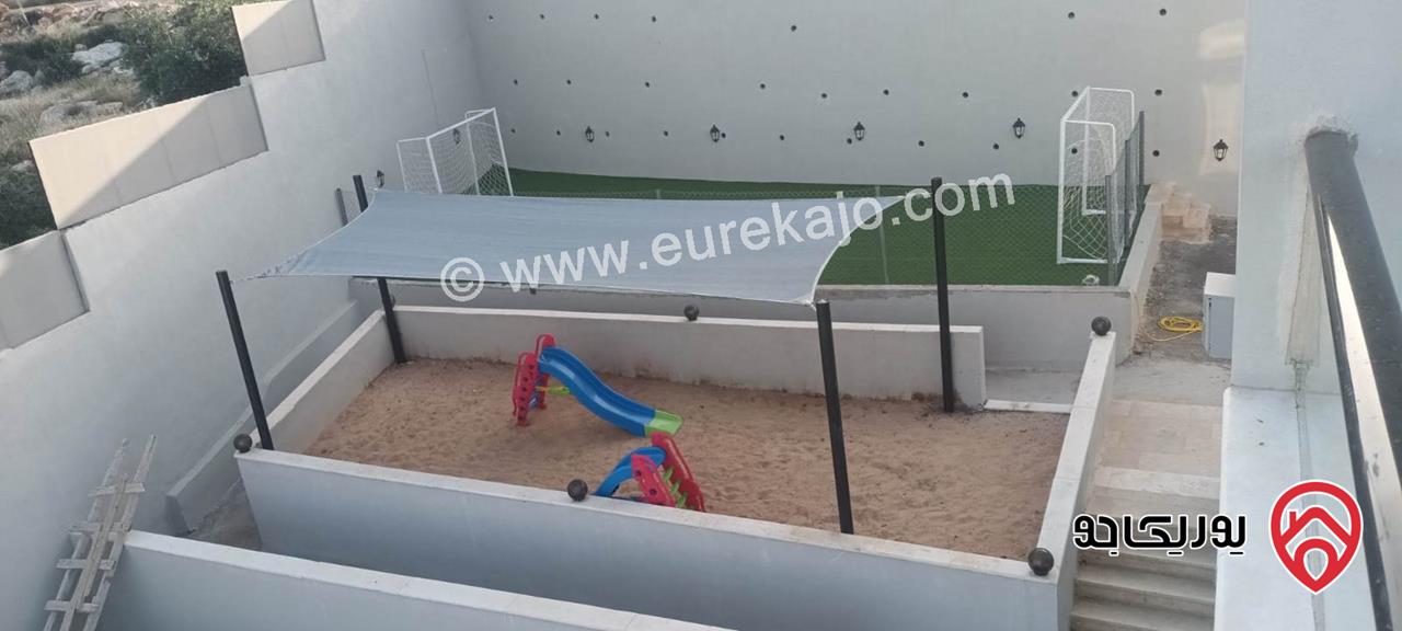 مزرعة مميزة للبيع في الصبيحي/ السلط مساحة الارض 3510م البناء 700م موقع اطلالة