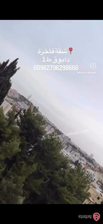 شقة فاخرة طابق اول مساحة 300م للبيع في عمان - دابوق 