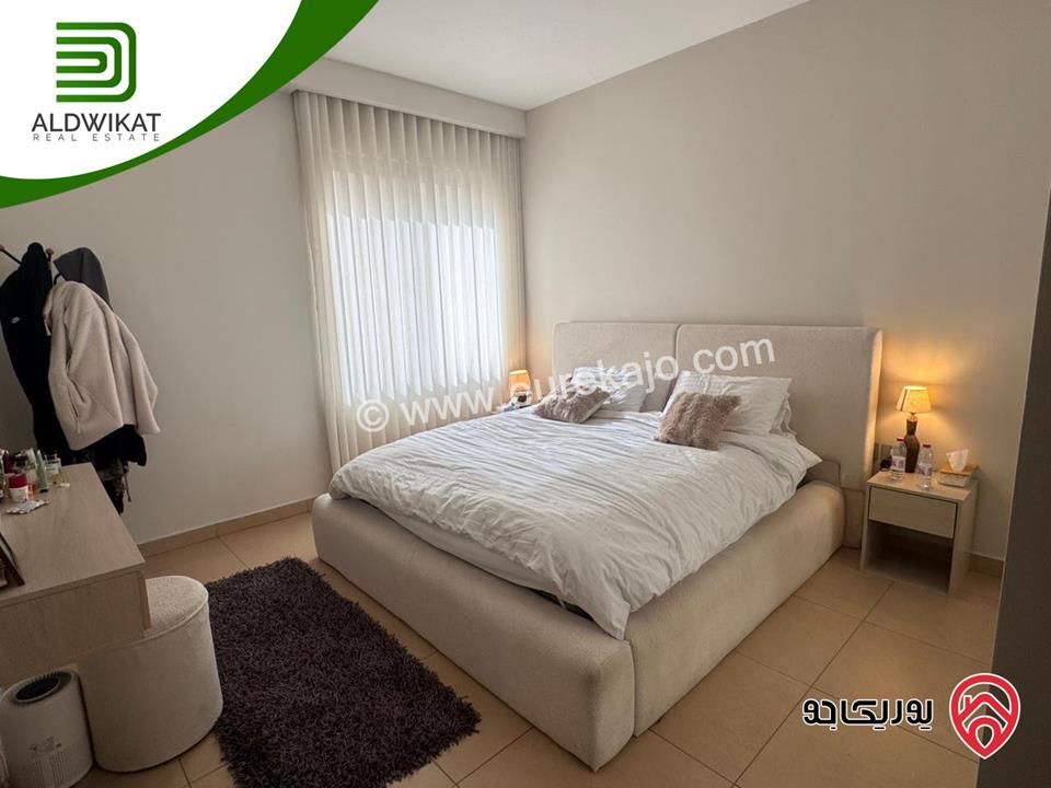 شقة طابق ثاني ضمن كومباوند مفروشة للايجار في عمان - عبدون المساحة 110م موقع اطلالة مميز